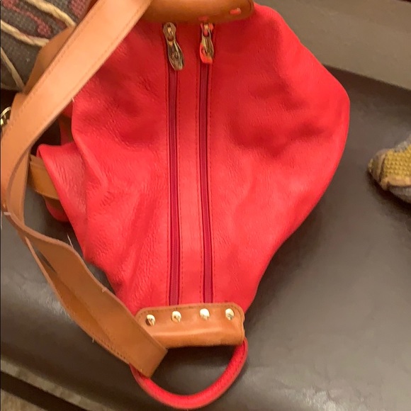 Valentina Italian leather backpack EUC